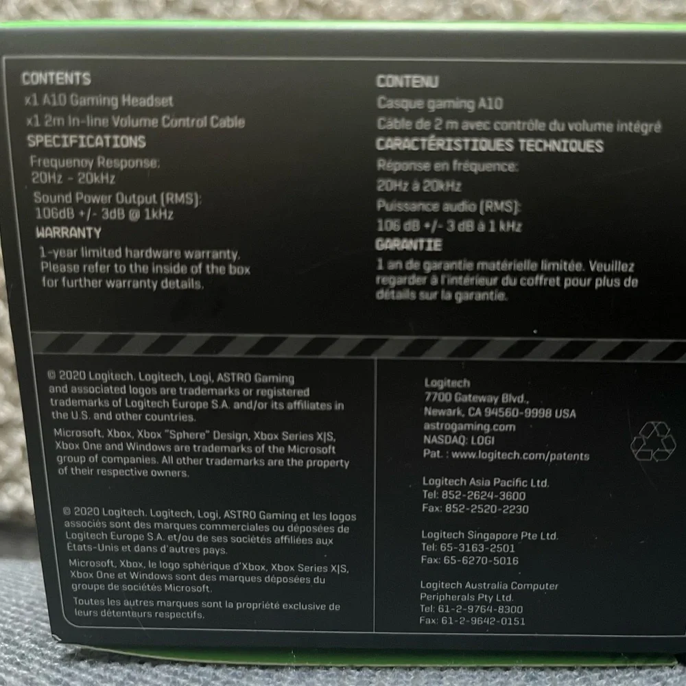 NEW Astro A10 Headphones / Headset - Gaming